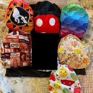 PopCultureBundle 6 Alva Baby cloth diapers w 12 microfiber inserts HP Disney